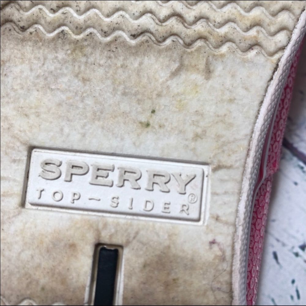Sperry TOPSIDERS pink boat shoes, - Picture 9 of 9